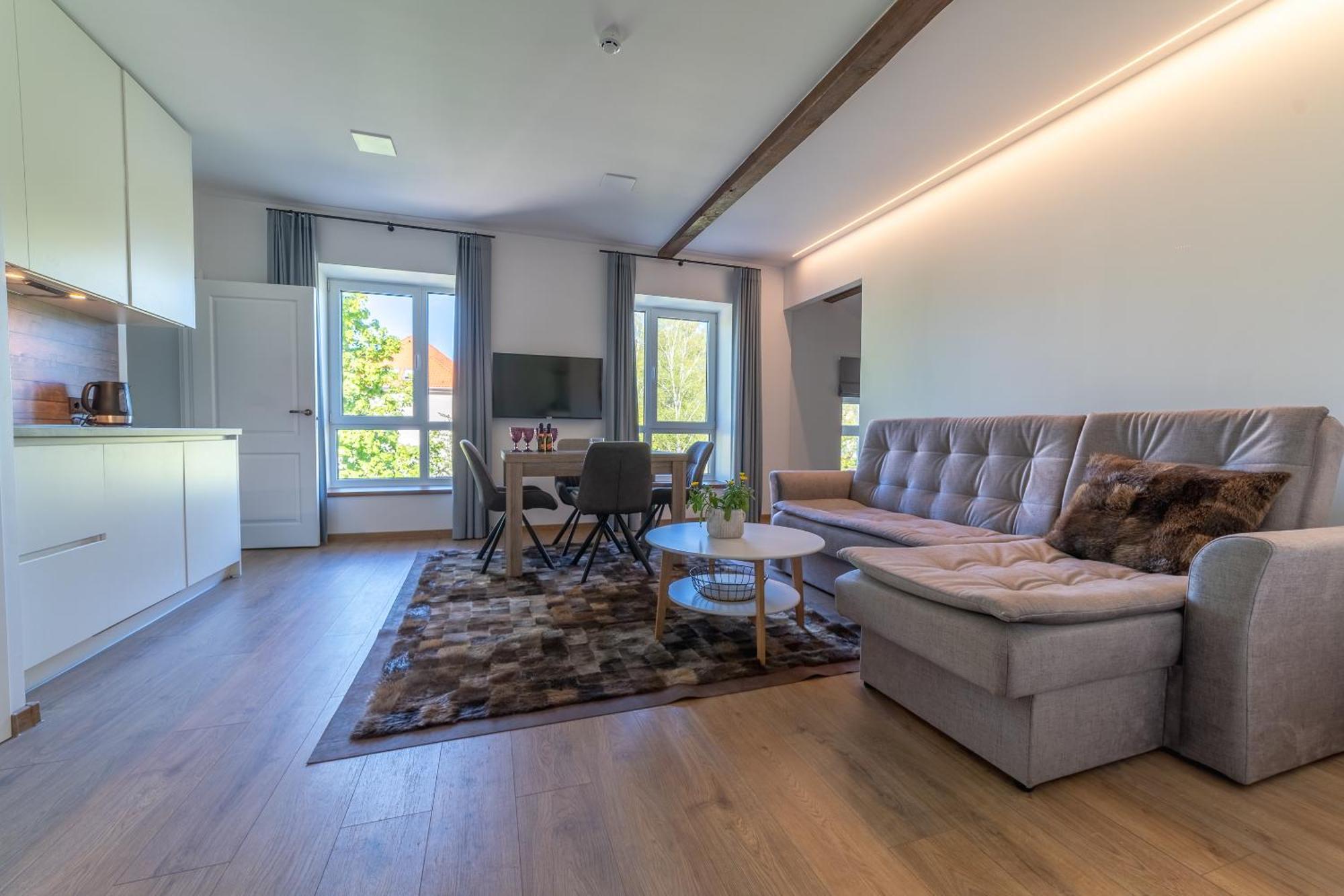 Apartamentai Muzika Silutė Ruang foto