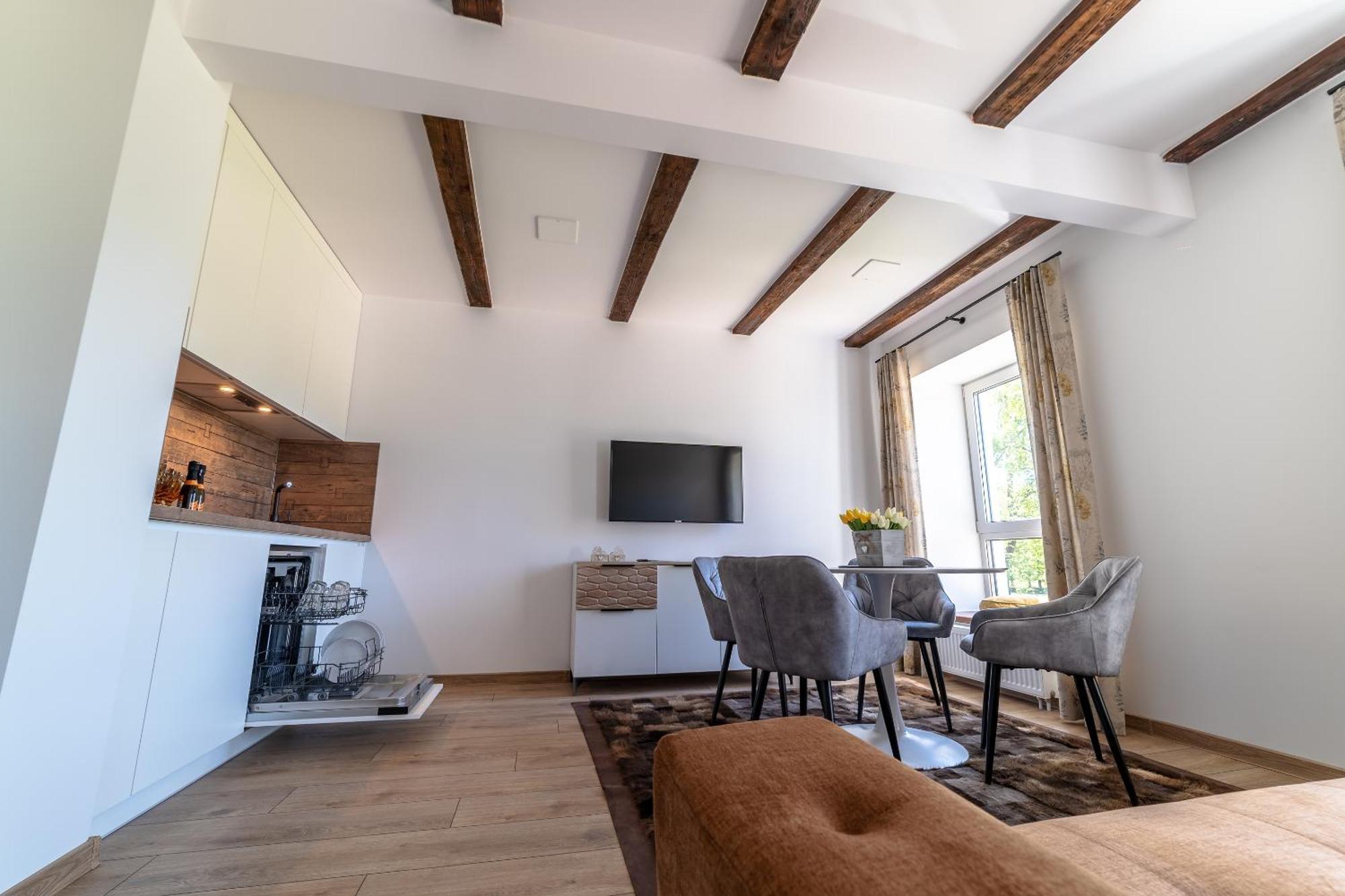 Apartamentai Muzika Silutė Ruang foto